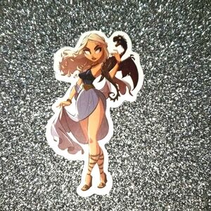 10/$10 GAME OF THRONES Daenerys Targaryen waterproof Sticker Dragon